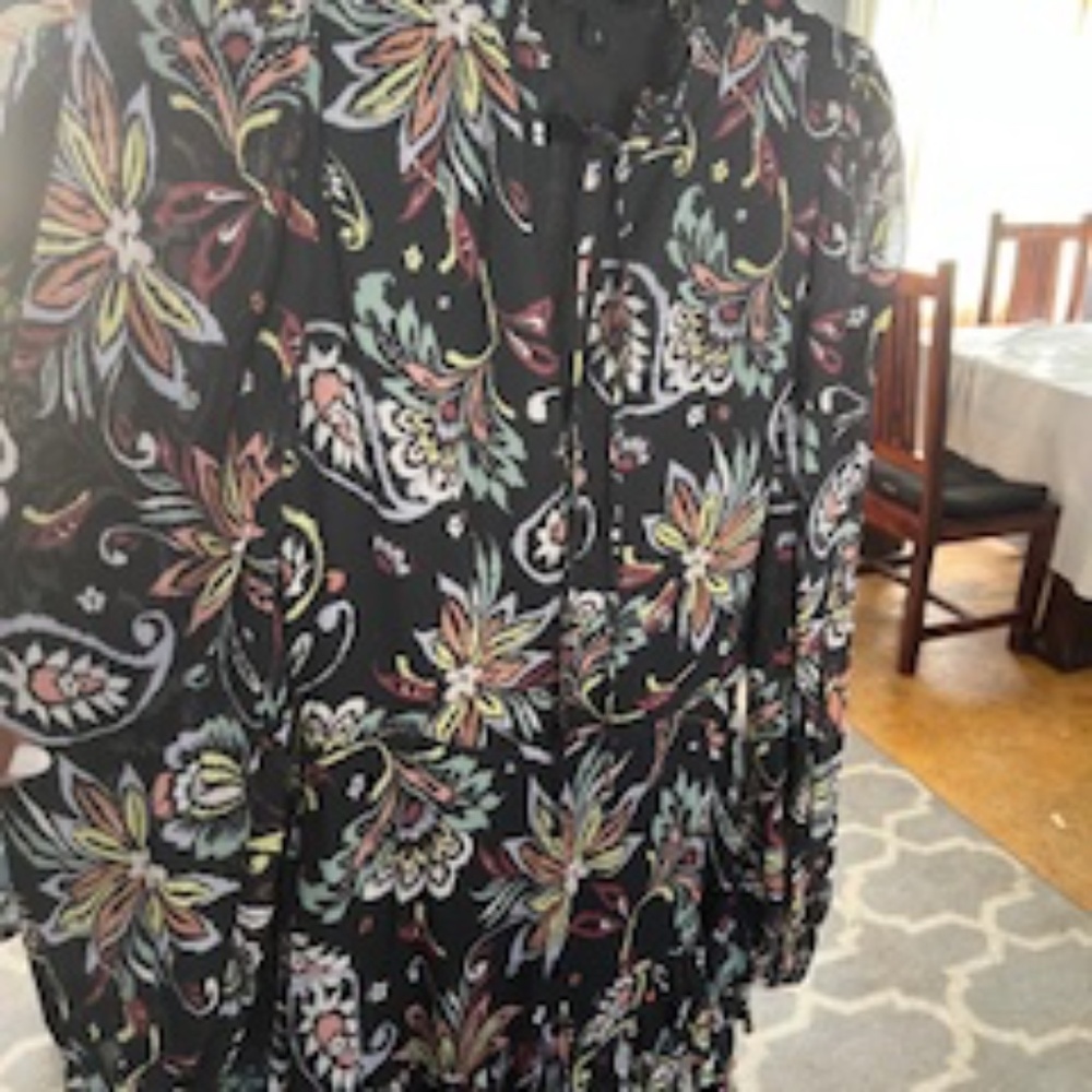 Black Floral Yumi Kim Dress